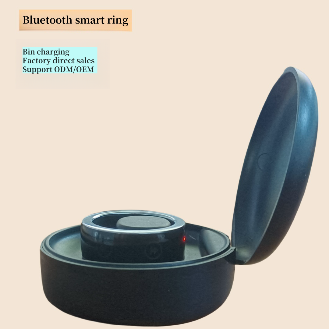 Mini charging compartment smart ring mobile remote control