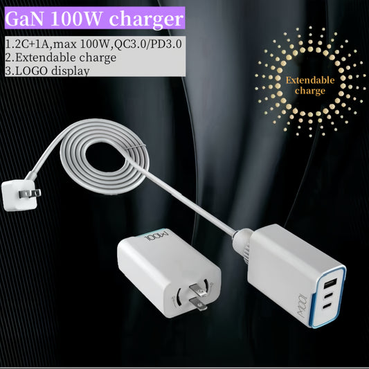 100W GaN fast charging head