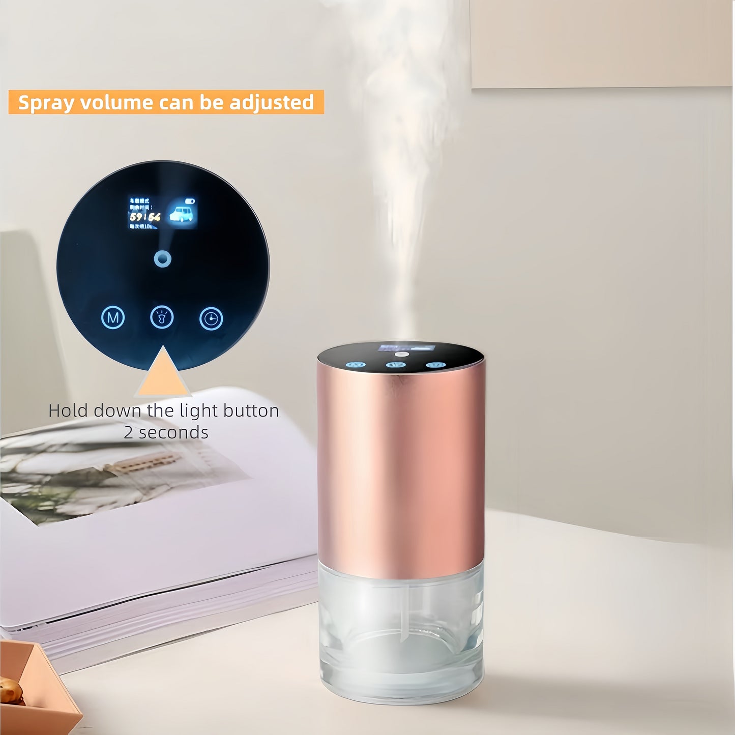 Two fluid intelligent aromatherapy machine